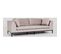 Sofa Métal Beige 230x98x67cm