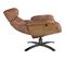 Fauteuil Simili-cuir Marron 80x84x108cm