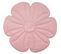 Tapis De Sol Molletonné Bébé Fleurs Rose 110x110x3cm