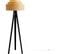 Lampadaire Flete Rotin Noir 50 X 50 X 30 Cm