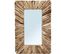 Miroir Rustique Bordure En Bois Bazar Bizar