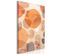 Tableau Amber Kaleidoscope Vertical 40 X 60 Cm Orange