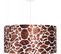 Suspension Glamour Ø 60 Cm - H30 Cm Marron