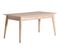 Table Extensible Scandinave En Mindi Blanc/marron