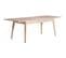 Table Extensible Scandinave En Mindi Blanc/marron