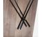 Horloge Murale Déco Style Tiriez Noir Et Bois