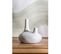 Vase Zick Blanc Design Contemporain En Céramique