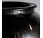 Vase Oriental Noir En Céramique Élégant