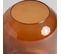 Vase Covasna Style Contemporain Ambre En Verre