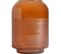 Vase Covasna Style Contemporain Ambre En Verre