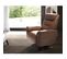 Fauteuil Relax Pivotant Cuir Marron Angel Cerda