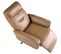 Fauteuil Relax Pivotant Cuir Marron Angel Cerda