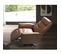 Fauteuil Relax Pivotant Cuir Marron Angel Cerda