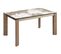 Table Extensible Design Marbre Et Noyer Angel Cerda