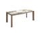 Table Extensible Design Marbre Et Noyer Angel Cerda