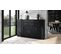 Buffet Anthracite Mat Et Noir Mat (lxhxp) : 166,5 X 106,5 X 35