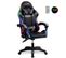 Ams-900-led-bk Fauteuil / Chaise De Bureau Gamer Noir Gris - Eclairage LED 366 Effets - Télécommande