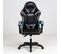 Ams-900-led-bk Fauteuil / Chaise De Bureau Gamer Noir Gris - Eclairage LED 366 Effets - Télécommande