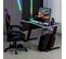 Bureau Informatique Gamer Ams-desk120z-led-nova  Retroéclairage Rgb - Largeur 1m20 - Télécommande