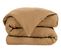 Housse De Couette Double Gaze Coton Gaia Camel 200x200cm