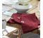 3 Serviettes De Table En Gaze De Coton Rouge