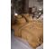 Housse De Couette Double Gaze Coton 260 X 240 Cm Gaia Camel