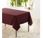 Nappe Rectangle Polyester 140 X 250 Cm Bordeaux