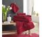 Lot De 2 Gants De Toilette 15 X 21 Cm Tendresse Rouge