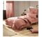 Bout De Lit Gaze De Coton 90 X 200 Cm Gaia Rose Peche