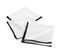 3 Serviettes De Table Coton Recycle 40 X 40 Cm Mistralines Blanc