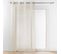 Rideau Voile Sable Pandore Blanc 140 X 240 Cm