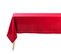 Nappe Rectangle En Coton 140 X 240 Charlines Rouge