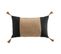 Coussin 30 X 50 Cm Raphia Noir