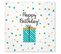 Lot De 20 Serviettes En Papier 33 X 33 Cm Happy Birthday