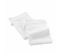 Lot De 2 Gants De Toilette 15 X 21 Cm Elegante Blanc