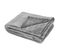 Plaid Mellow Flanelle 150 X 200 Cm Gris Clair