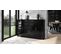 Buffet Anthracite Mat Et  Noir Laqué  (lxhxp) : 166,5 X 106,5 X 35