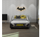 Lit Enfant Pour Garçon Voiture Batman Batcar Avec Et Sommier Inclus - 160 Cm X 80 Cm