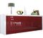 Buffet  Bordeaux / Blanc Haute Brillance 200 X 72 X 35  Cm