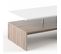 Table Basse Aspect Chêne Sonona Et Blanc 42 x 90 x 60 cm (HxLxP)