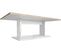 Table Basse  En Blanc Avec Plateau De Dessus En Gris Sable Haute Brillance 40 X 120 X 70