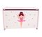 Coffret à Jouets En Bois - Danseuse Ballerine - H.40 X L.58 X P.36 Cm