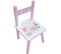 Ensemble Table H.41,5 X L.60 X P. 40 Cm Avec Une Chaise H.49.5 X L.31 X P.31,5 Cm - Peppa Pig Dream