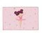 Tapis Danseuse Ballerine Rose - 80x120 Cm