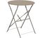 Table Ronde En Acier 60 Cm Cuba Mastic