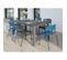 Chaises Terrasse En Aluminium Haora (lot De 2) Graphite