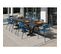 Chaises Terrasse En Aluminium Haora (lot De 2) Bleu