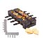 Appareils A Raclettes Reliables - 1200w - 8 Personnes - 4 Plaque De Grill - Etf2114