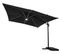 Lumino - Parasol Déporté 3x3m Éclairage LED - Gris Anthracite