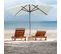 Parasol Oleron 2x3m - Gris - 14-700734